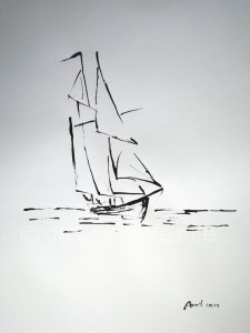 sailboat drawing