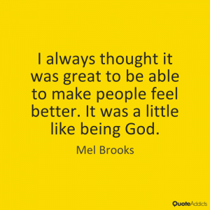 mel brooks little like god